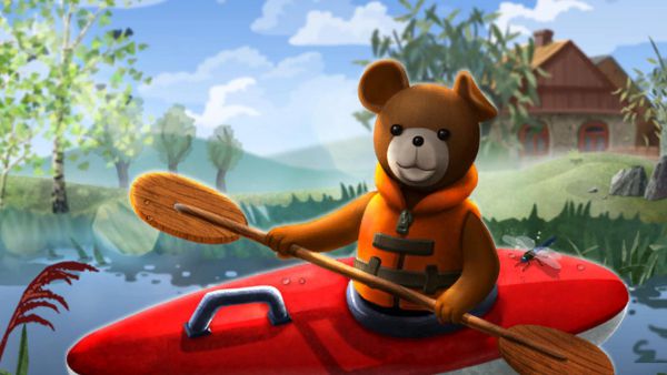 Teddy Floppy Ear – Kayaking