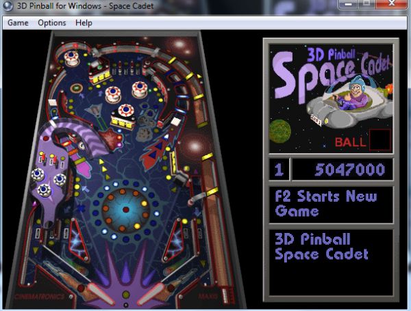 3D Pinball: Space Cadet